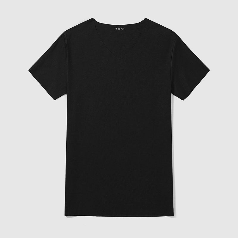 Freeform Cotton V Neck Short Sleeve Tee