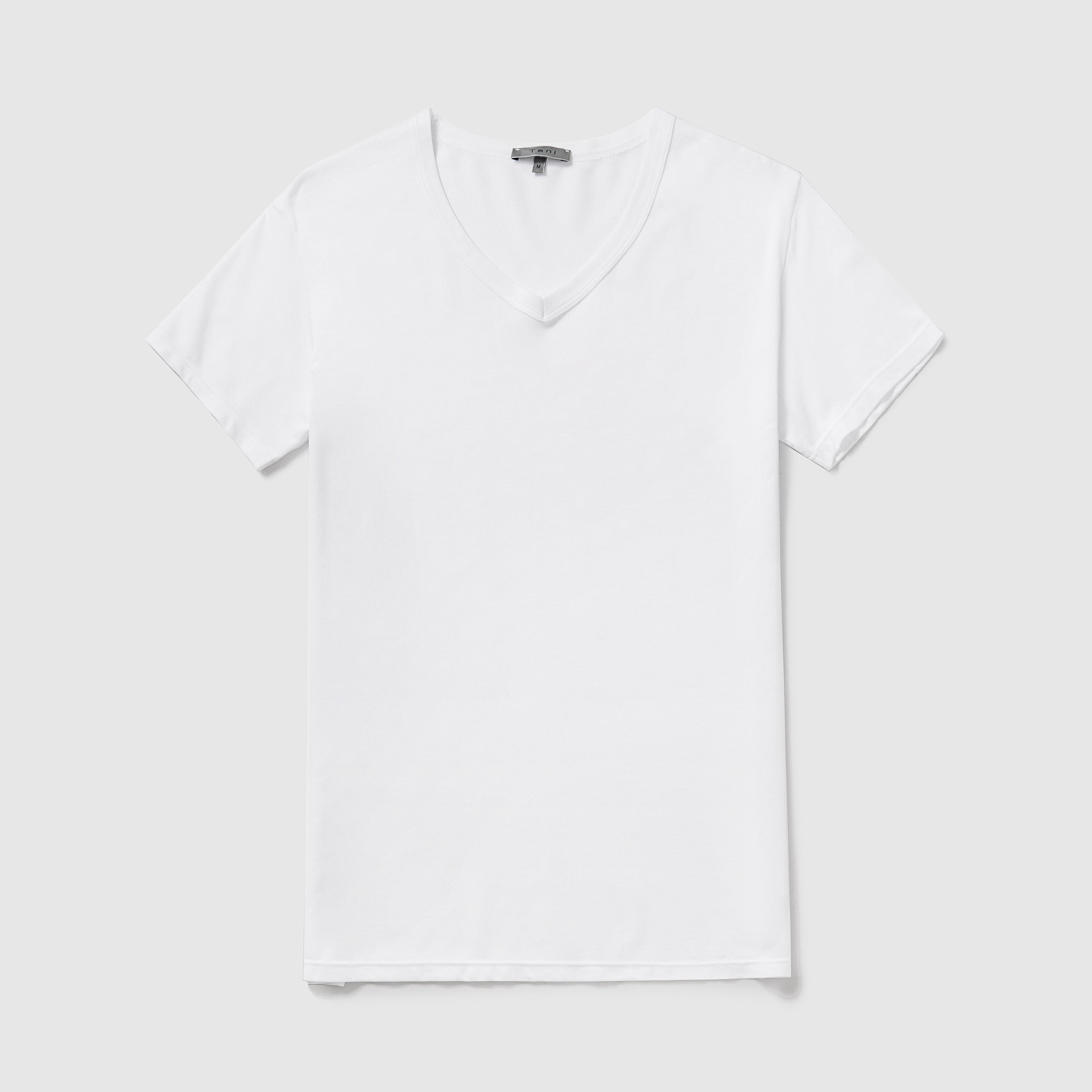 Breathable Active TENCEL™ Lyocell V-Neck Tee for comfort and airflow during workouts.