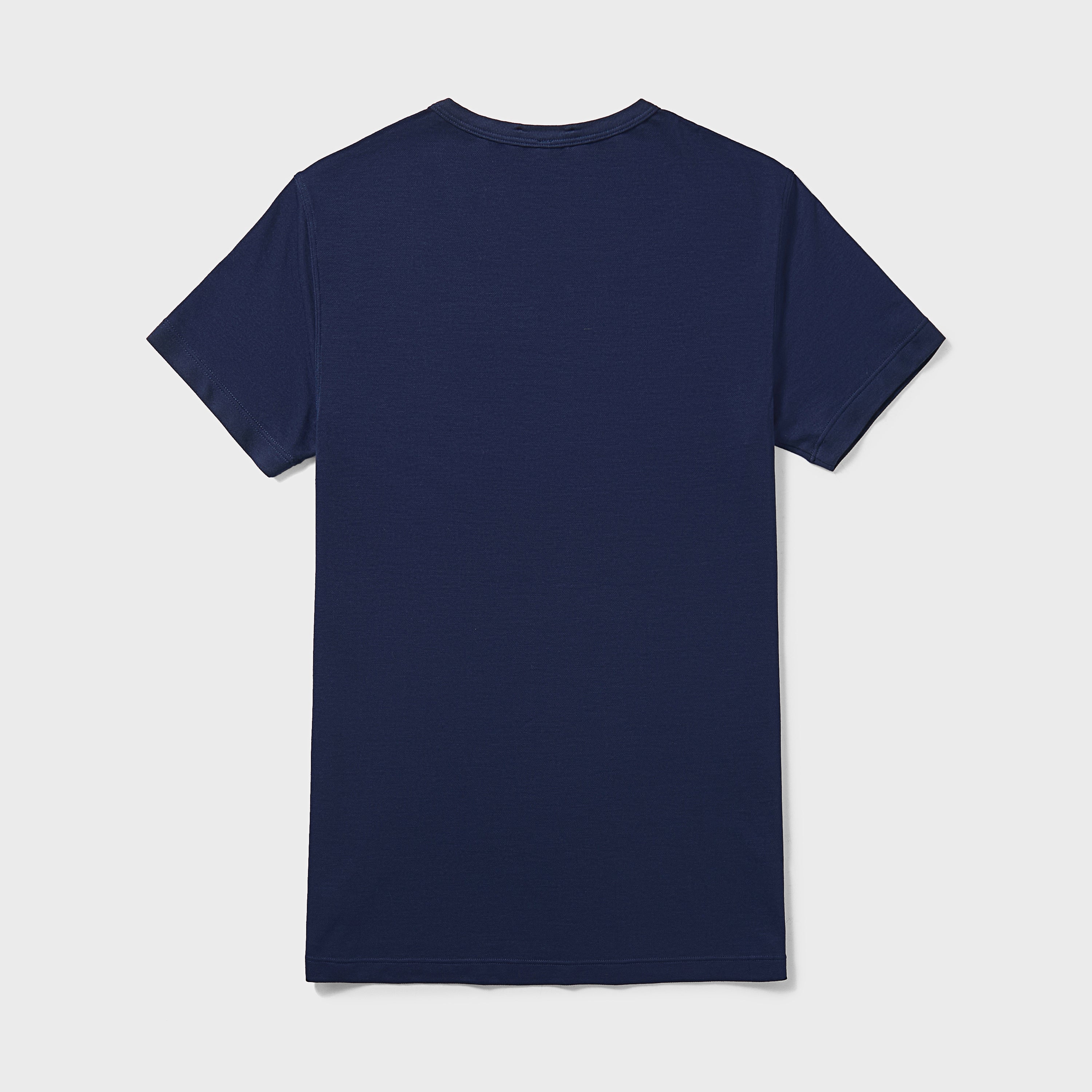 Breathable Active TENCEL™ Lyocell pique knit round neck tee for active comfort and style.