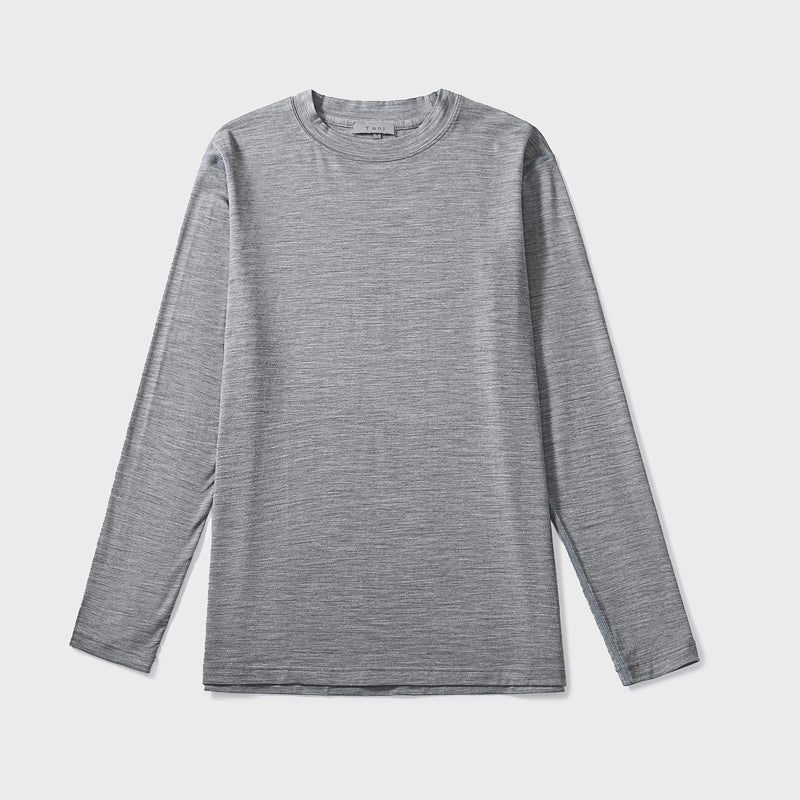 Soft Wool Crew Neck Thermal Top