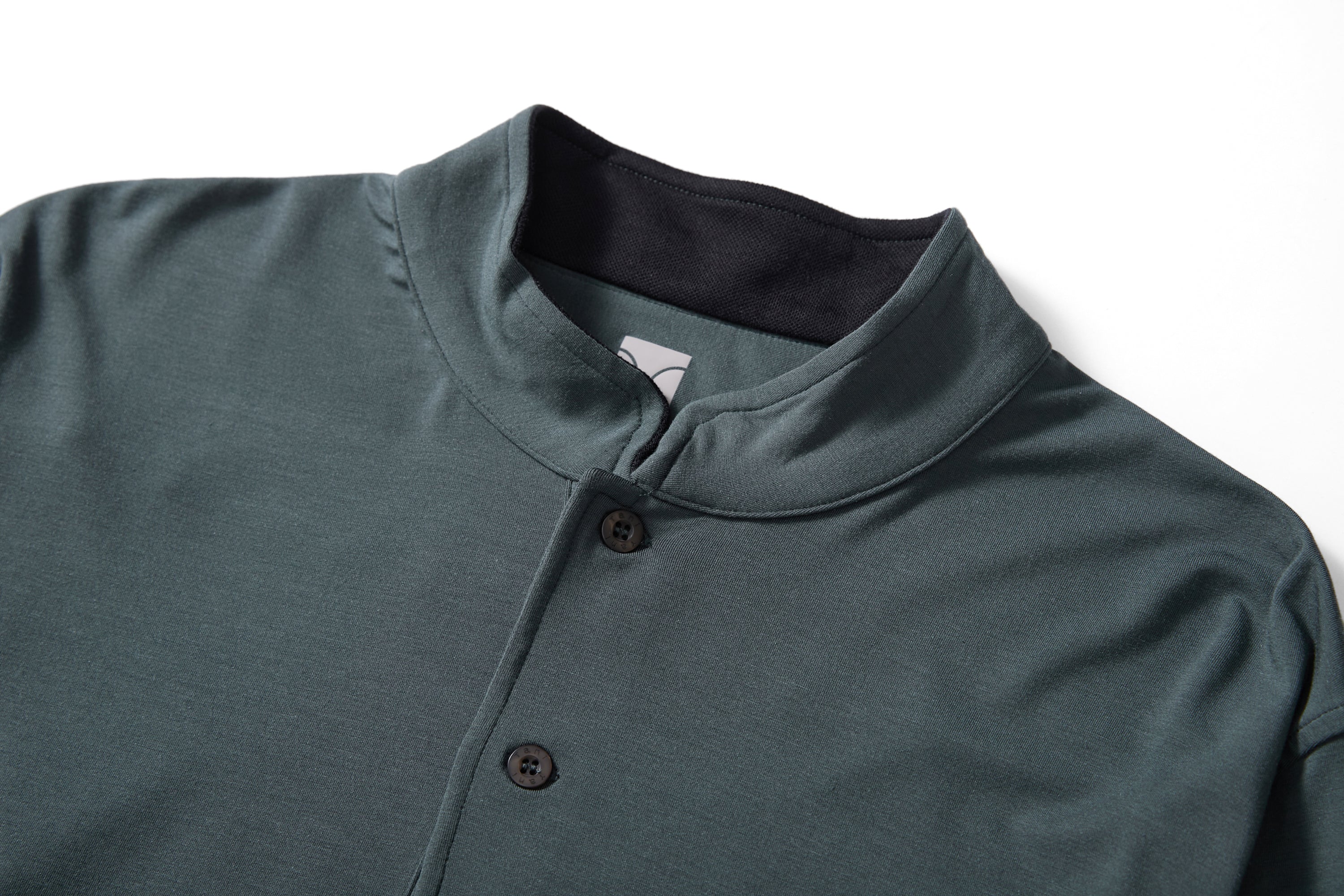 Silktouch TENCEL™ Modal Air Henley Neck Long Sleeve Top