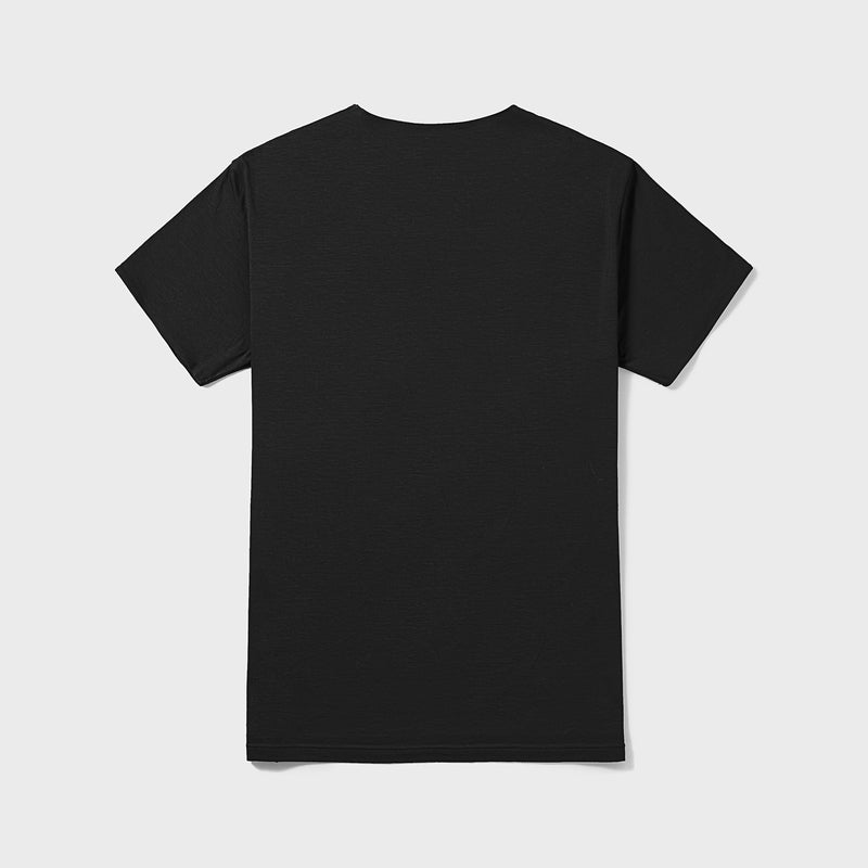 Swiss Cotton™ Seamless V Neck Short Sleeve Tee