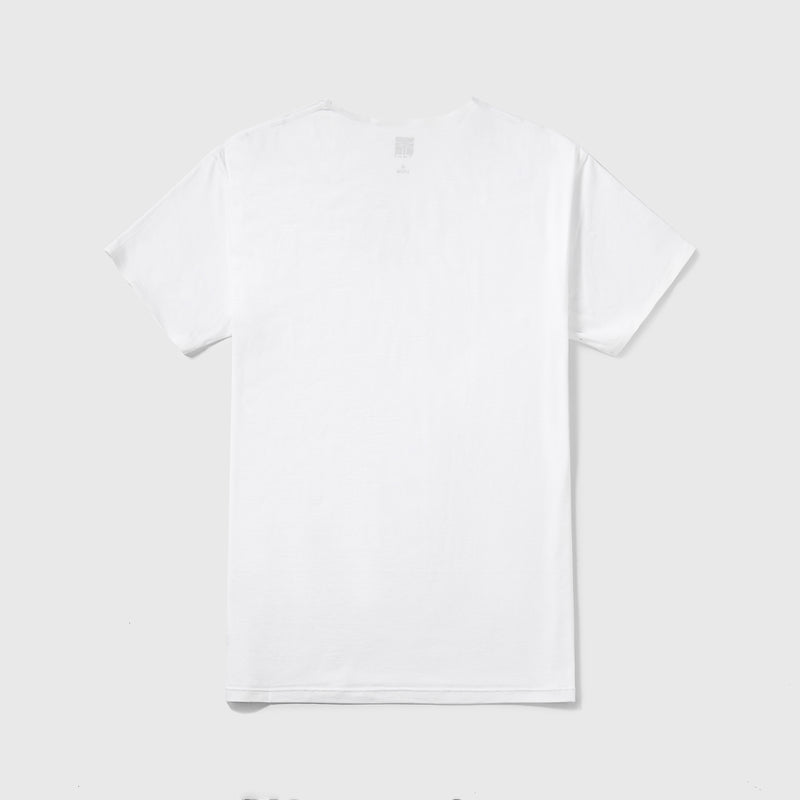 Swiss Cotton Seamless V Neck Short Sleeve Tee