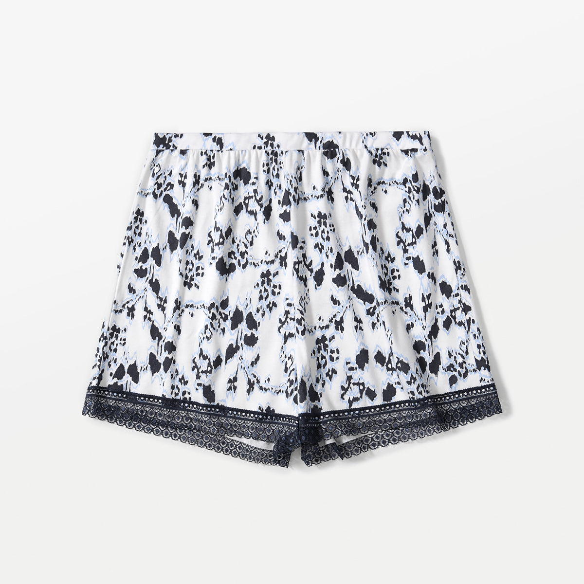 Swiss Harmony Lace Trim Lounge Shorts