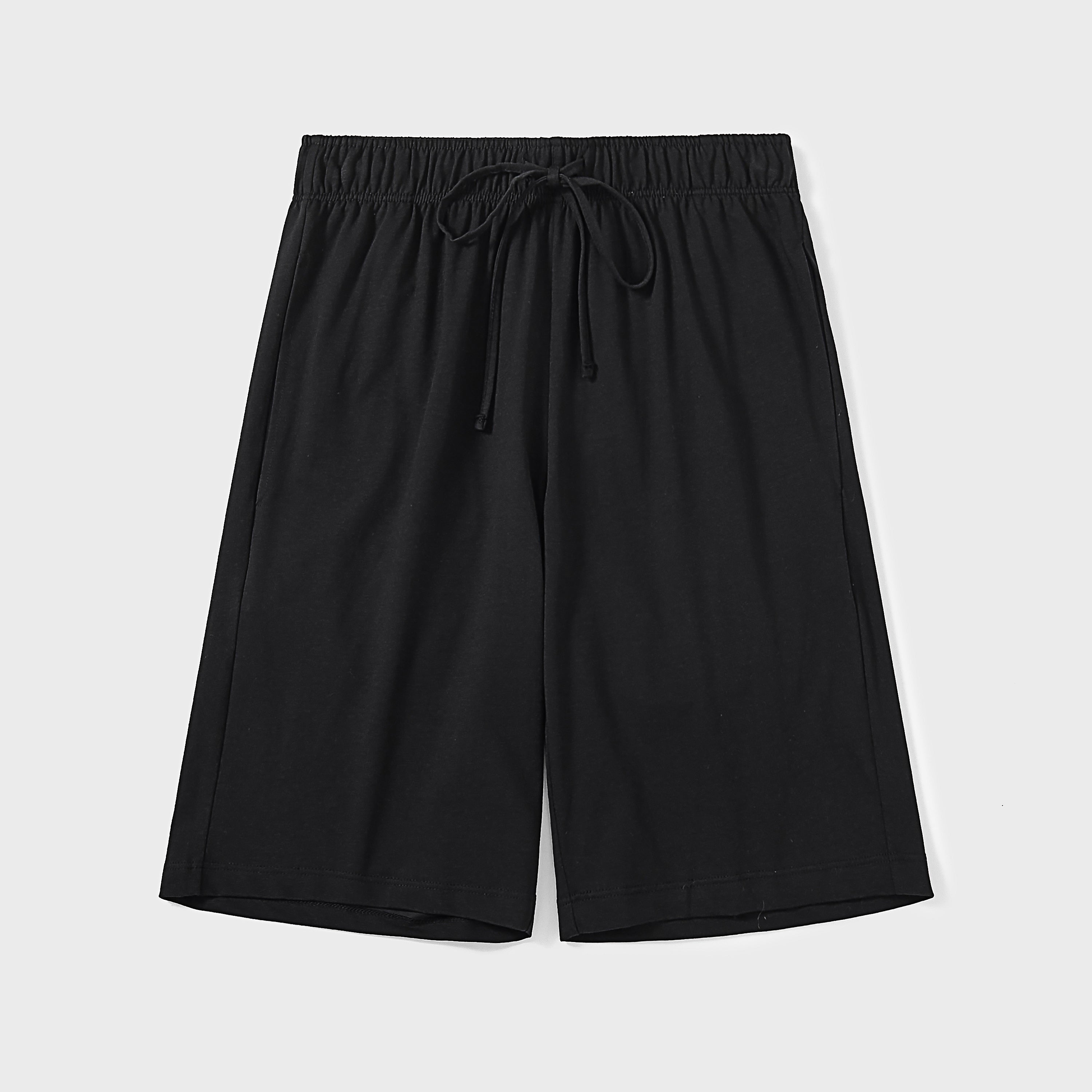 Cool Cotton Comfort Shorts with drawcord, lightweight fabric, and eco-friendly design.