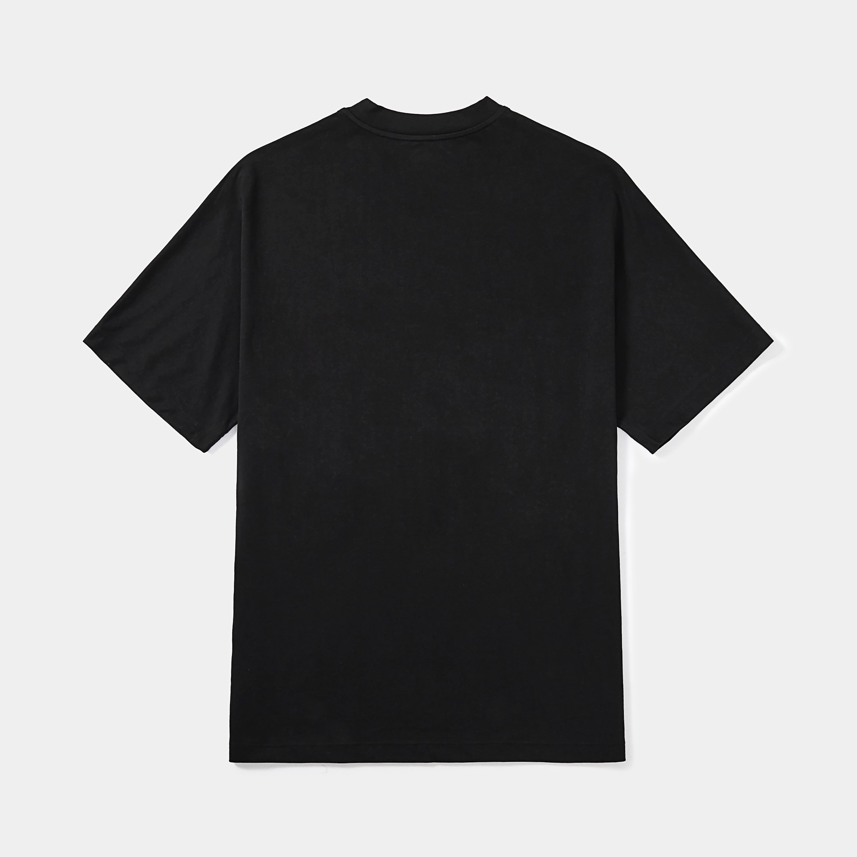 Men's oversized tee in lightweight cotton blend with chest pocket, perfect for casual style.