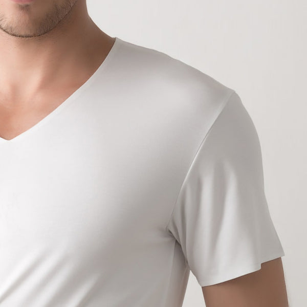 Freeform TENCEL™ Modal Seamless Bonded V-Neck Short Sleeve T-Shirt