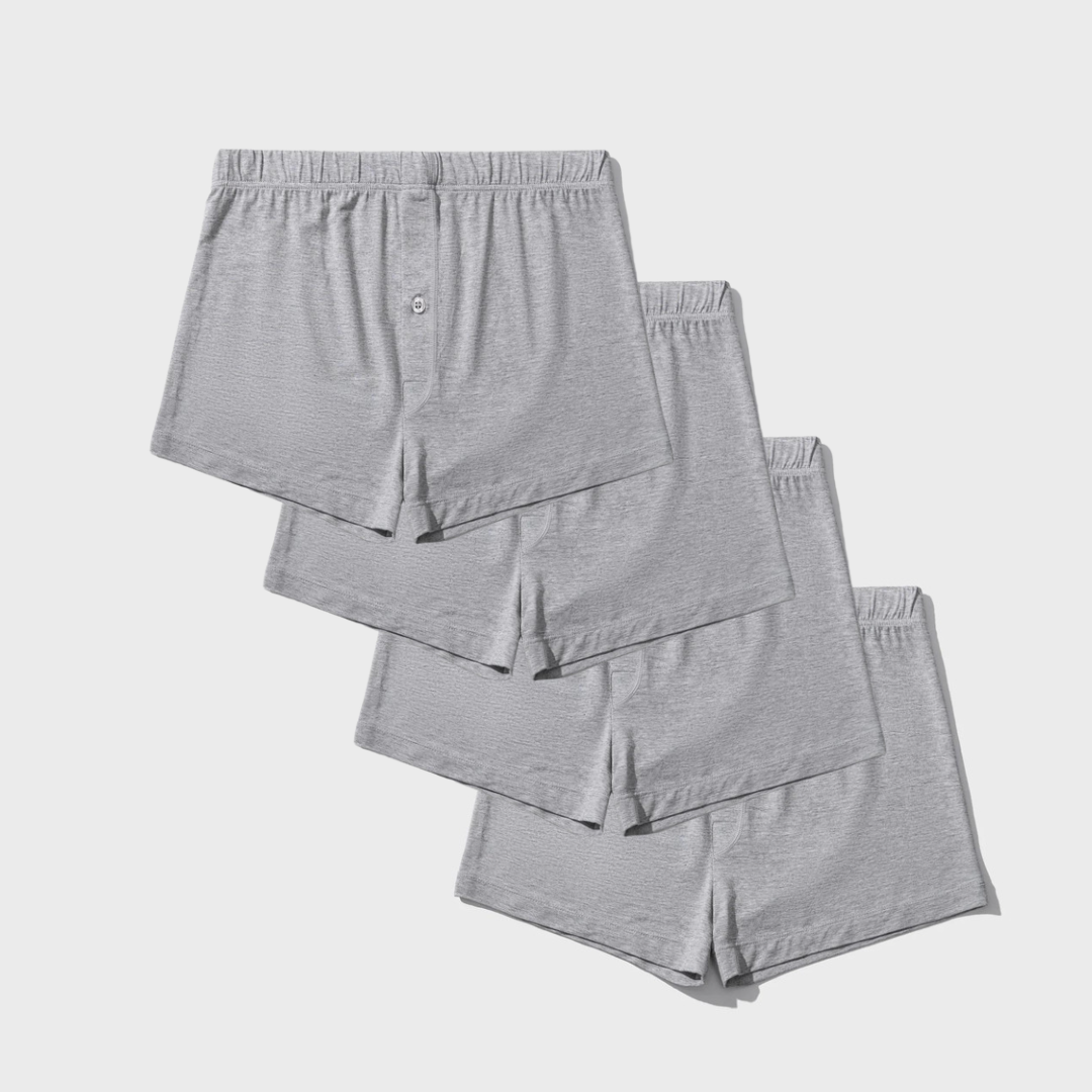 4 Pack Silktouch TENCEL™ Modal Air Boxer, low-rise, breathable, moisture-wicking comfort.