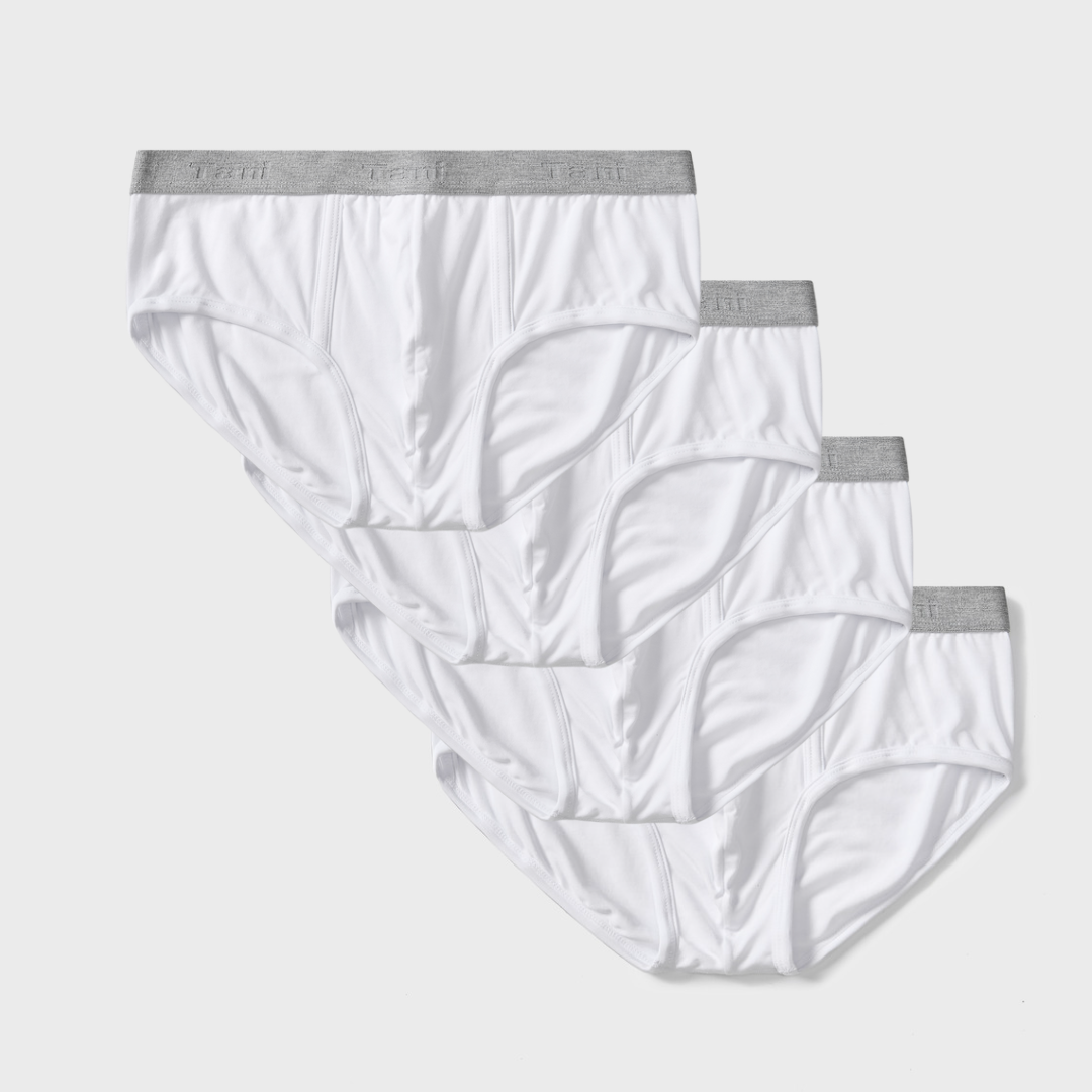 4 Pack Silktouch TENCEL™ Modal Briefs with soft waistband and breathable, anti-bacterial fabric.