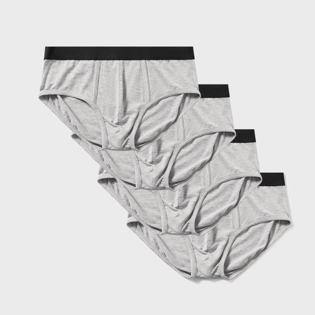 4 Pack Silktouch TENCEL™ Modal Briefs with soft waistband and moisture-wicking fabric.