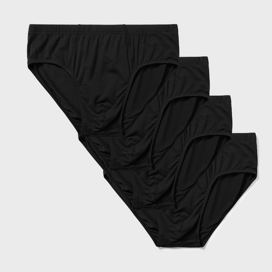 4 Pack Silktouch TENCEL™ Modal Air Briefs with soft waistband and breathable fabric.