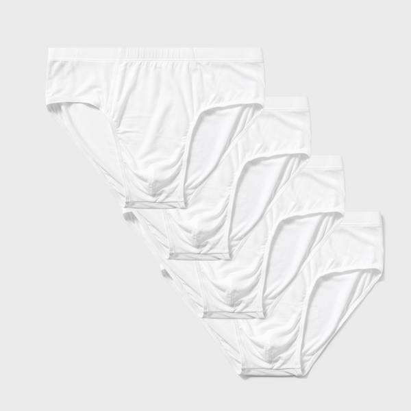 4 Pack Silktouch TENCEL™ Modal Air Briefs with soft stretch waistband and breathable fabric.