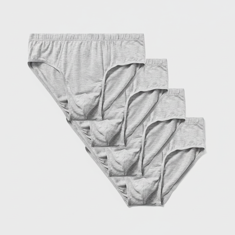 4 Pack Silktouch TENCEL™ Modal Air Briefs with soft waistband and breathable, moisture-wicking fabric.