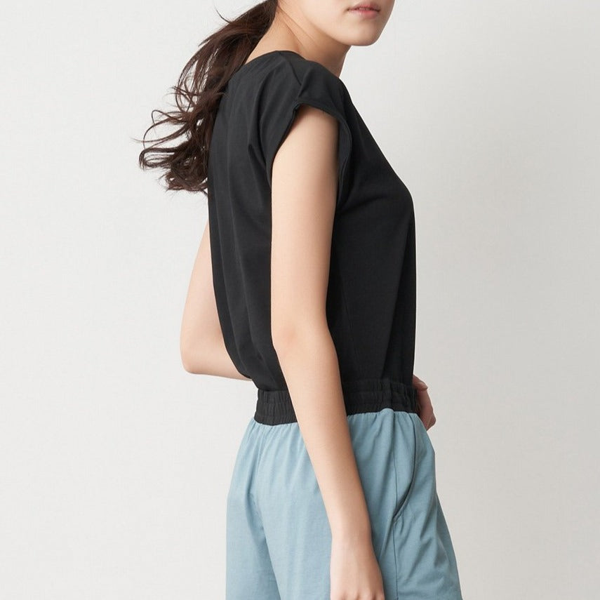 Cool Cotton Cap Sleeve Tee - Tani Comfort - Tee