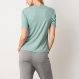 Green Round Neck Tee - Tani Comfort - Tee