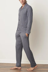 Jacquard Long Sleeve Pyjama Set - Tani Comfort - Pyjama