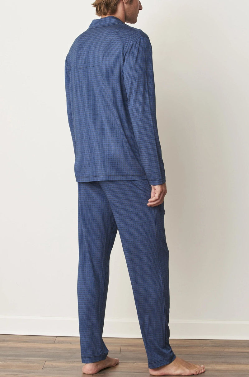 Jacquard Long Sleeve Pyjama Set - Tani Comfort - Pyjama