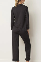 Jacquard Long Sleeve Pyjama Set - Tani Comfort - Pyjama