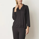 Jacquard Long Sleeve Pyjama Set - Tani Comfort - Pyjama