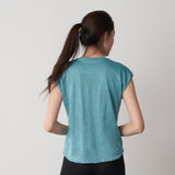 Sea Breeze Cap Sleeve Tee - Tani Comfort - Tee