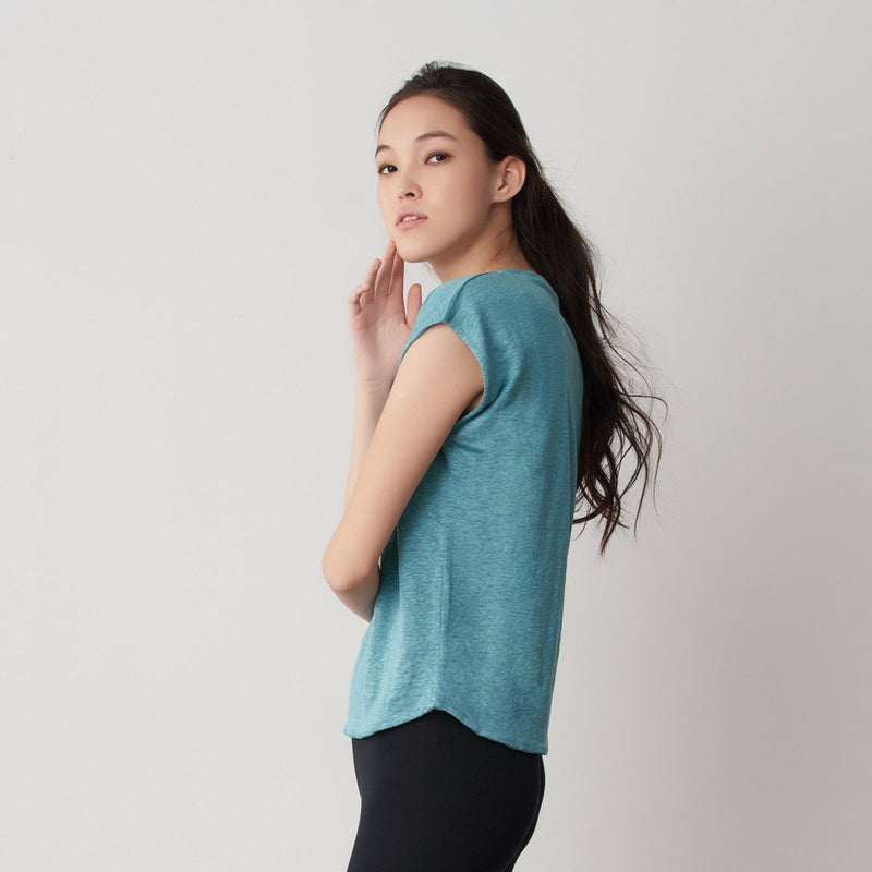 Sea Breeze Cap Sleeve Tee - Tani Comfort - Tee