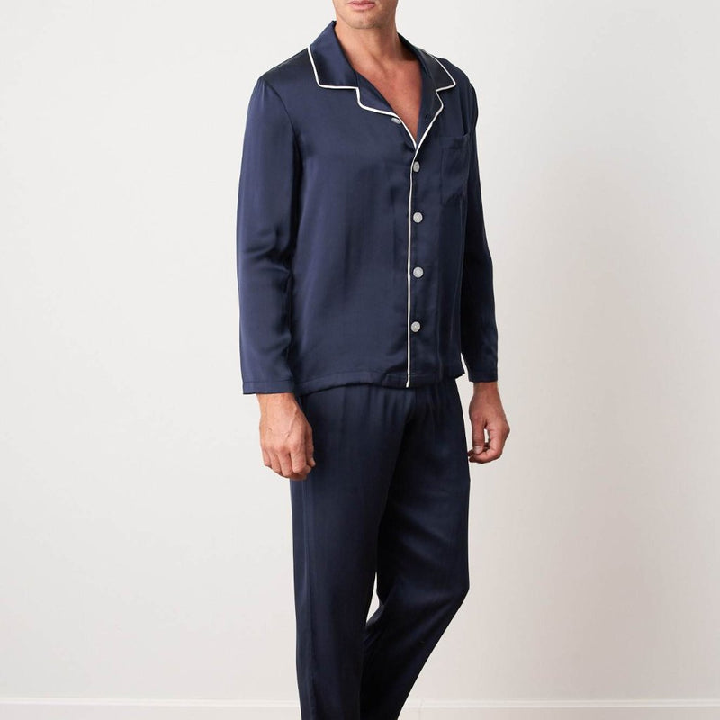 Silk Long Sleeve Pyjama Set - Tani Comfort - Pyjama