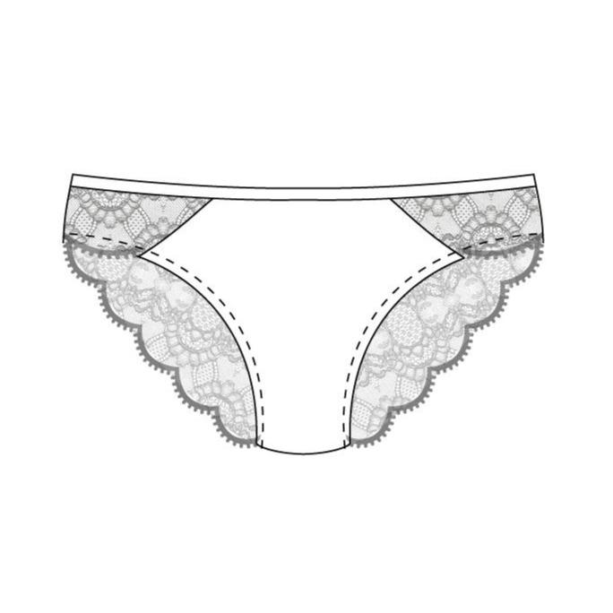 Silktouch Panty with Lace - Tani Comfort - Panty