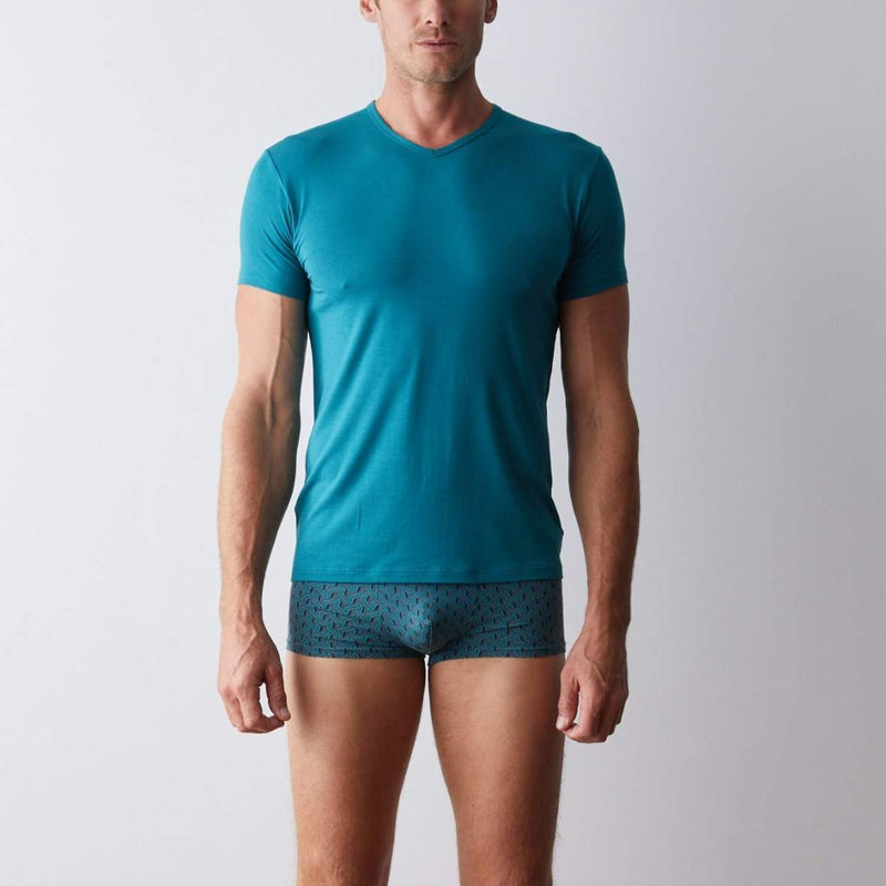 Silktouch V Neck Short Sleeve Tee Seasonal Colors - Tani Comfort - Tee