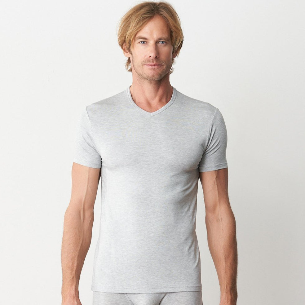 Silktouch V Neck Short Sleeve Tee - Tani Comfort - Tee