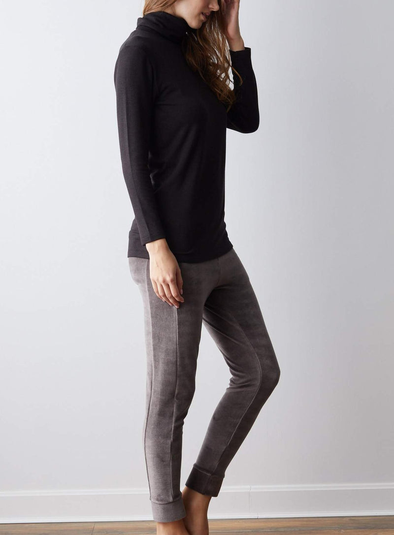 Wild Silk Turtle Neck Long Sleeve Top - Tani Comfort - Turtle Neck Top