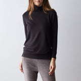Wild Silk Turtle Neck Long Sleeve Top - Tani Comfort - Turtle Neck Top